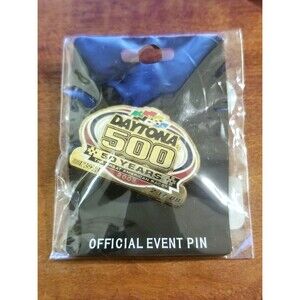 2008 NASCAR Daytona 500 50 Years 2 Level Official Hat Pin New w/ Hologram